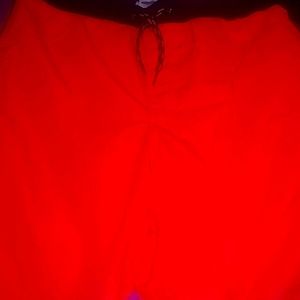 *Old Navy. NNC. Boys Swimtrunks in bright orange w/ black trim